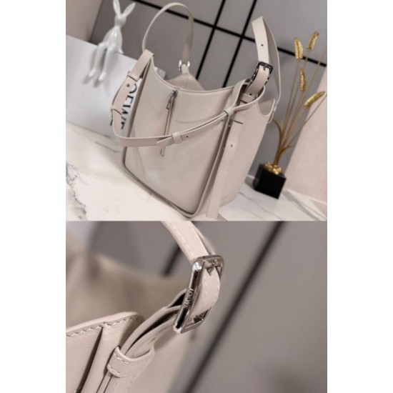 Top AAAAA Replica Loewe Hammock Flip Medium Classic Tote Bag Beige Clone Cheap