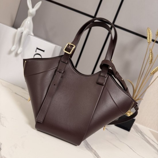 Fake Loewe Hammock Flip Medium Classic Tote Bag Brown Replica Top AAAAA Replica Loewe Hammock Flip Medium Classic Tote Bag Brown Clone Cheap