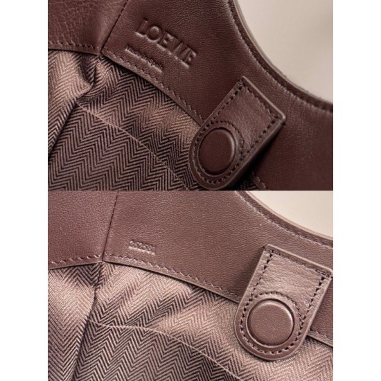Fake Loewe Hammock Flip Medium Classic Tote Bag Brown Replica Top AAAAA Replica Loewe Hammock Flip Medium Classic Tote Bag Brown Clone Cheap