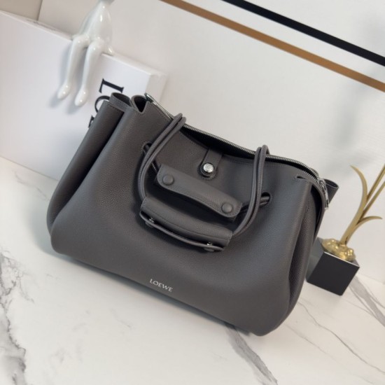 Top AAAAA Replica Loewe Madrid Medium Handbag Black Clone Cheap