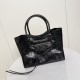 Fake Balenciaga Le City Small Vertical Tote Bag Black Replica Top AAAAA Replica Balenciaga Le City Small Vertical Tote Bag Black Clone Cheap