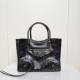 Fake Balenciaga Le City Small Vertical Tote Bag Black Replica Top AAAAA Replica Balenciaga Le City Small Vertical Tote Bag Black Clone Cheap