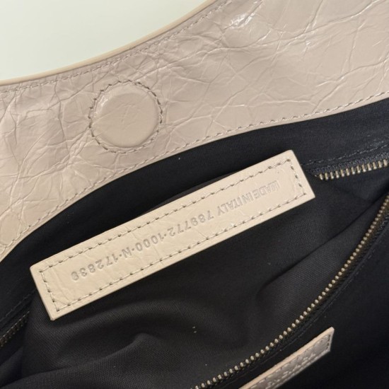 Top AAAAA Replica Balenciaga Le City Small Vertical Tote Bag Apricot Clone Cheap