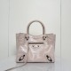 Top AAAAA Replica Balenciaga Le City Small Vertical Tote Bag Apricot Clone Cheap