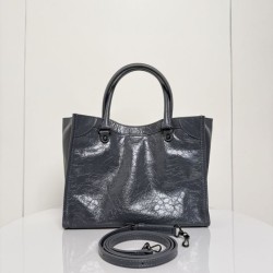 Top AAAAA Replica Balenciaga Le City Small Vertical Tote Bag Yellow Clone Cheap