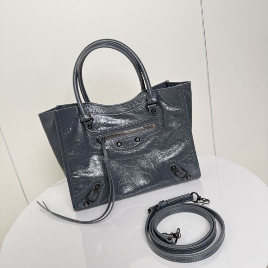Top AAAAA Replica Balenciaga Le City Small Vertical Tote Bag Yellow Clone Cheap