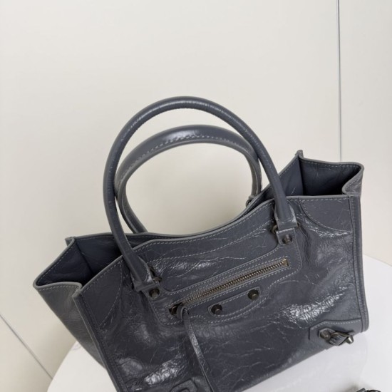 Top AAAAA Replica Balenciaga Le City Small Vertical Tote Bag Yellow Clone Cheap