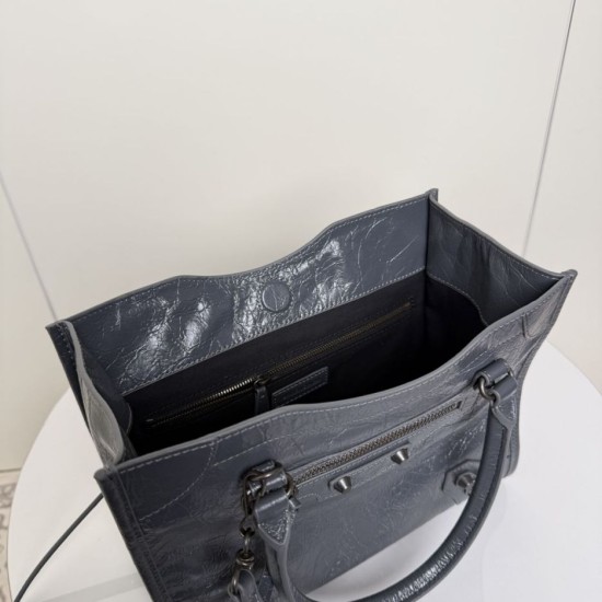 Top AAAAA Replica Balenciaga Le City Small Vertical Tote Bag Yellow Clone Cheap