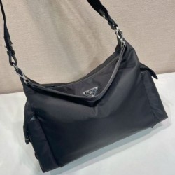 Fake Prada Explore Re-Nylon Men's Shoulder Bag Black Replica Top AAAAA Replica Prada Explore Re-Nylon Men's Shoulder Bag Black Clone Cheap