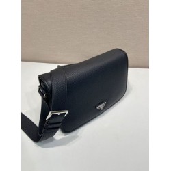 Top AAAAA Replica Prada Structured Shoulder Bag Black Clone Cheap