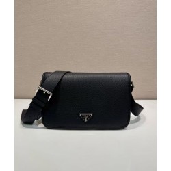 Top AAAAA Replica Prada Structured Shoulder Bag Black Clone Cheap