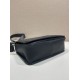 Top AAAAA Replica Prada Structured Shoulder Bag Black Clone Cheap