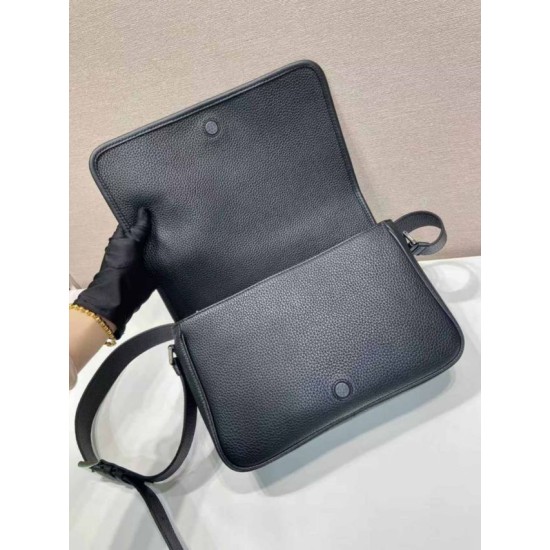 Top AAAAA Replica Prada Structured Shoulder Bag Black Clone Cheap
