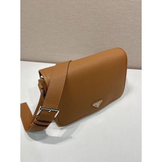 Top AAAAA Replica Prada Structured Shoulder Bag Brown Clone Cheap