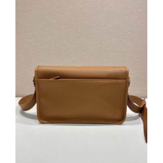 Top AAAAA Replica Prada Structured Shoulder Bag Brown Clone Cheap