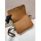 Top AAAAA Replica Prada Structured Shoulder Bag Brown Clone Cheap