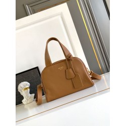 Top AAAAA Replica Prada Medium Handbag 1BB149 Yellow Clone Cheap