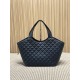Best Replica YSL Saint Laurent icare medium Quilted Tote Bag Black Clone Sale