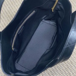 Fake YSL Saint Laurent icare medium Quilted Tote Bag Black Replica At Cheap Price Best Replica YSL Saint Laurent icare medium Quilted Tote Bag Black Clone Sale