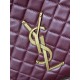 Best Replica YSL Saint Laurent icare medium Quilted Tote Bag Burgundy Clone Sale