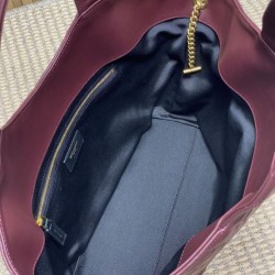 Fake YSL Saint Laurent icare medium Quilted Tote Bag Burgundy Replica At Cheap Price Best Replica YSL Saint Laurent icare medium Quilted Tote Bag Burgundy Clone Sale