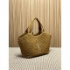 Best Replica YSL Saint Laurent icare medium Quilted Tote Bag Suede Brown Clone Sale