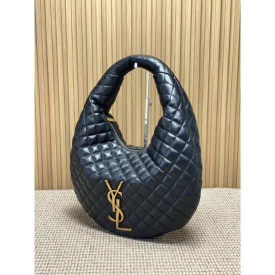 Best Replica YSL Saint Laurent Icare hobo quilted Bag Black Clone Sale