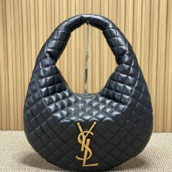 Best Replica YSL Saint Laurent Icare hobo quilted Bag Black Clone Sale