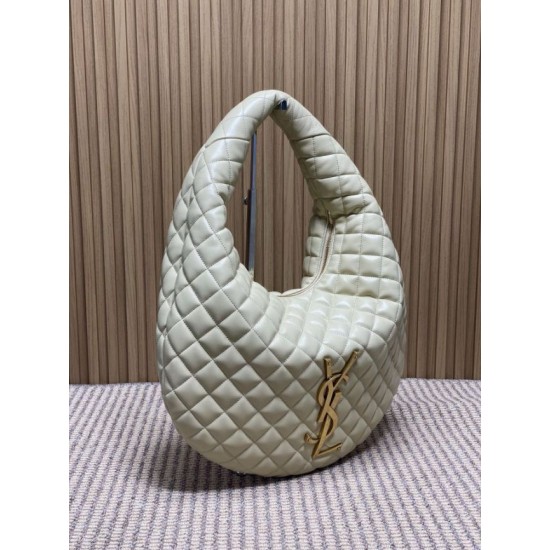 Best Replica YSL Saint Laurent Icare hobo quilted Bag Beige Clone Sale