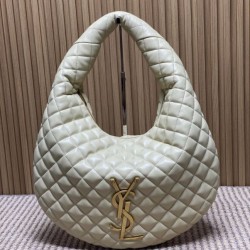 Best Replica YSL Saint Laurent Icare hobo quilted Bag Beige Clone Sale
