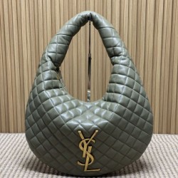 Best Replica YSL Saint Laurent Icare hobo quilted Bag Light Green Clone Sale