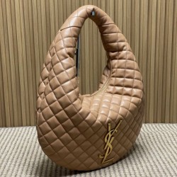 Best Replica YSL Saint Laurent Icare hobo quilted Bag Apricot Clone Sale