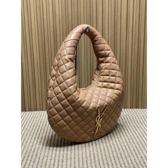 Best Replica YSL Saint Laurent Icare hobo quilted Bag Apricot Clone Sale
