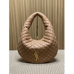 Best Replica YSL Saint Laurent Icare hobo quilted Bag Apricot Clone Sale