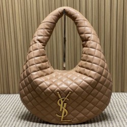 Best Replica YSL Saint Laurent Icare hobo quilted Bag Apricot Clone Sale