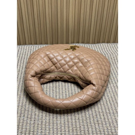 Best Replica YSL Saint Laurent Icare hobo quilted Bag Apricot Clone Sale