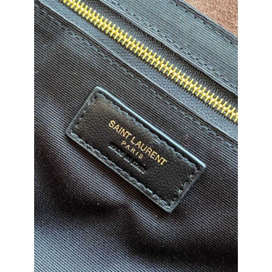 Best Replica YSL Saint Laurent Icare Suede Tote Bag in Brown Knockoff