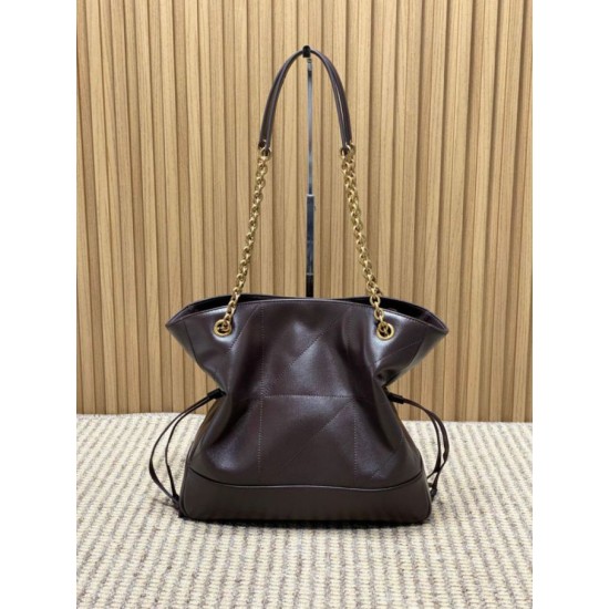 Best Replica YSL Saint Laurent Jamie Shopping Small/Large Tote Bag in Coffee Knockoff
