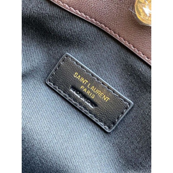 Best Replica YSL Saint Laurent Jamie Shopping Small/Large Tote Bag in Coffee Knockoff
