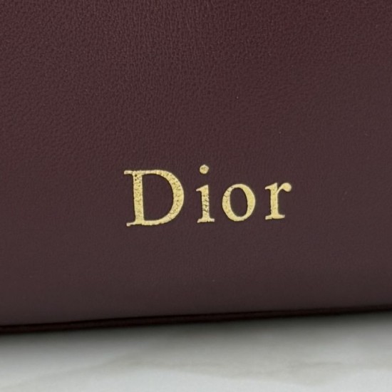 Best Replica Dior Bow Small/Medium Shoulder Bag in Gold Finish in Coffee Knockoff