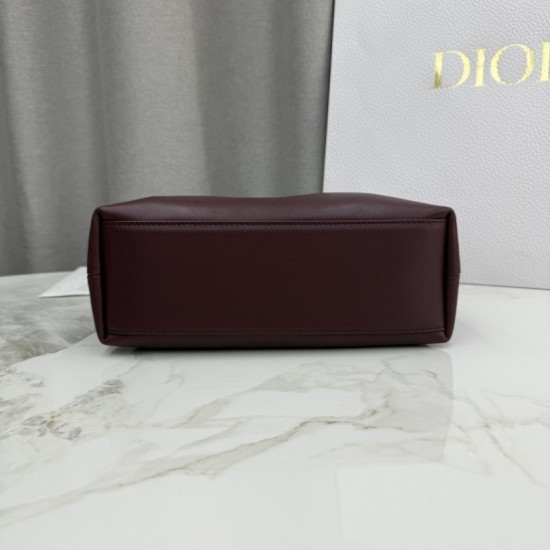 Best Replica Dior Bow Small/Medium Shoulder Bag in Gold Finish in Coffee Knockoff