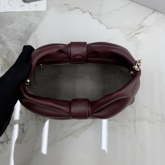 Best Replica Dior Bow Small/Medium Shoulder Bag in Gold Finish in Coffee Knockoff