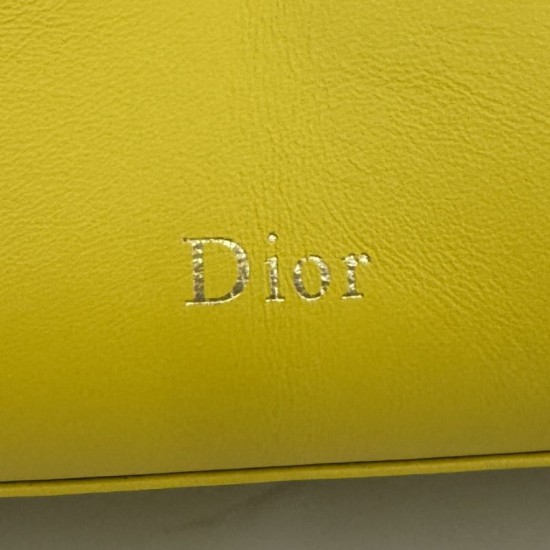 Best Replica Dior Bow Small/Medium Shoulder Bag in Gold Finish in Yellow Knockoff