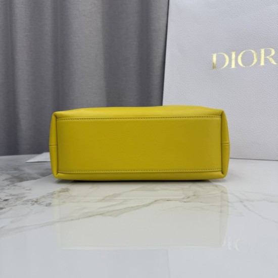 Best Replica Dior Bow Small/Medium Shoulder Bag in Gold Finish in Yellow Knockoff
