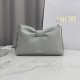 Best Replica Dior Bow Small/Medium Shoulder Bag in Gold Finish in Grey Knockoff