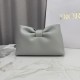Best Replica Dior Bow Small/Medium Shoulder Bag in Gold Finish in Grey Knockoff