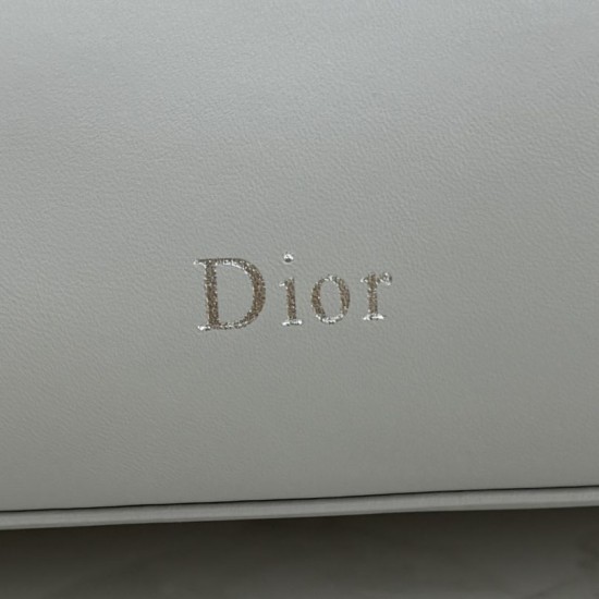 Best Replica Dior Bow Small/Medium Shoulder Bag in Gold Finish in Grey Knockoff