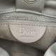 Best Replica Dior Bow Small/Medium Shoulder Bag in Gold Finish in Grey Knockoff