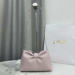 Best Replica Dior Bow Small/Medium Shoulder Bag in Gold Finish in Rose Knockoff