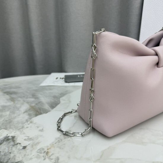 Best Replica Dior Bow Small/Medium Shoulder Bag in Gold Finish in Rose Knockoff